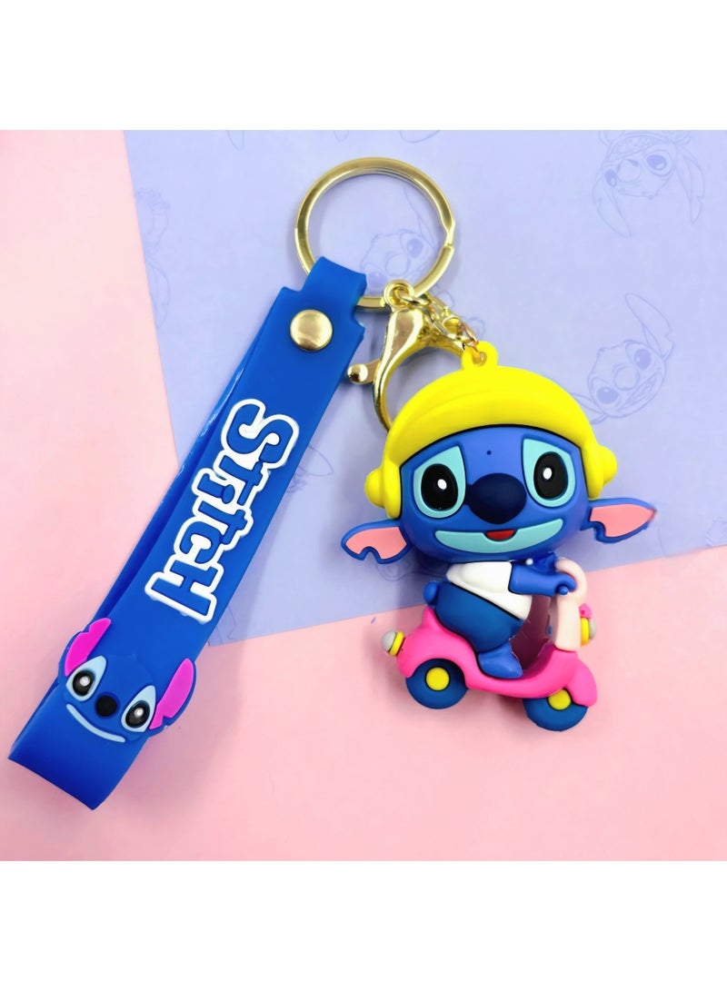 Stitch Rubber Keychain Shape 1 - Image 1